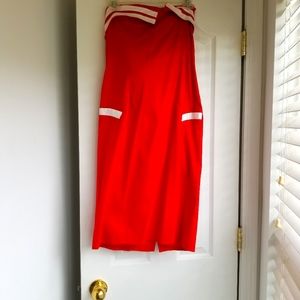 Collectif Vintage inspired sailor halter dress